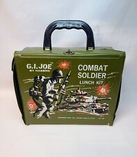 1964 Gi Joe Combat Soldier Vinyl Lunch Box - No Thermos * Vintage * Lunchbox kit picture