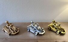K1 Speed Go-Kart 1st 2nd 3rd Place Trophy Gold Silver Bronze Racing Souvenir Set picture