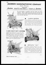1946 Jacobsen Power Mowers Lawn Queen Stroudsburg PA Ottumwa IA Vintage print ad picture