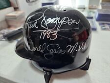 Rick Dempsey Autographed Riddell Mini Helmet 1983 World Series Mvp picture