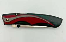 Vtg Browning 242 Sporter Hiro Seki Japan Red Folding Lockback Pocket Knife picture