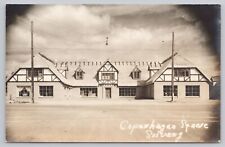 Solvang California, Copenhagen Square, Vintage RPPC Real Photo Postcard picture