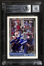 Shaquille O'Neal Signed 1992/93 Topps #362 Rookie Card AutoGrade 10 BECKETT picture