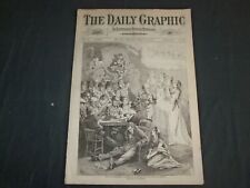1874 FEBRUARY 11 THE DAILY GRAPHIC NEWSPAPER - THE WAR ON WHISKEY - NT 7647 picture
