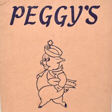 1940s Peggy's Restaurant Menu Where She Eats Chehalis Lewis County Washington picture