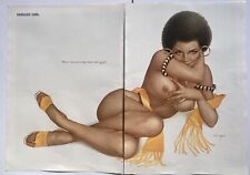 African American Vargas Girl Playboy Pinup Black 1971 Alberto picture