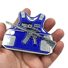 EL5-011 Suffolk County Police Department M4 Body Armor 3D self standing Challeng picture
