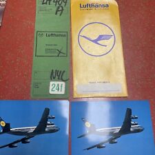 Vintage 1960s Lufthansa Postcards And Travel Items  picture