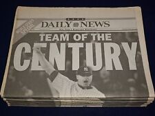 1999 OCT 28 NY DAILY NEWS YANKS VS BRAVES 25TH WORLD SERIES LOT OF 19 - NP 1135 picture
