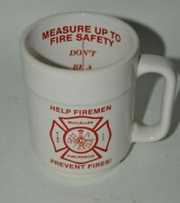Vintage McClellan Aire Force Base Sacramento Firemen Fire Rescue 117 Coffee Mug picture