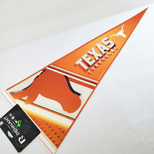 NCAA Texas Longhorns Burnt Orange Full Size Wall Banner Pennant Flag picture
