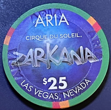 Aria Las Vegas 'ZARKANA' $25 casino chip Vintage. picture
