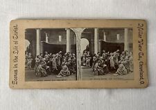 Victorian SCENES IN THE LIFE OF CHRIST Miller View Stereoview #4 LUKE II 46 picture