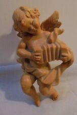 Angel Playing Accordion, Wall Hanging, Rubber, Italy, 5.5