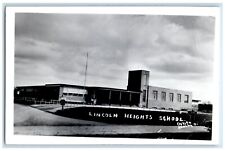 c1950's Lincoln Heights School Mansfield Ohio OH RPPC Photo Vintage Postcard picture