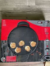 weber cast iron round griddle picture