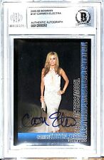 2005 Bowman CARMEN ELECTRA Signed Auto Rookie Card #147 Beckett BAS SLABBED picture