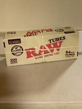 RAW Cigarette TUBES - BOX of 200 - 84mm/ 17mm tip - RAWthentic - Direct Sourced picture