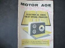 August 1958 Chilton's Motor Age magazine Electrical Chex That Spark Profits picture
