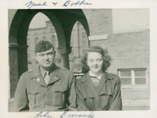 Mar 1947 759th MP's Lehe Barracks Bremerhaven Germany Photo Lt Neal Thore & wife picture