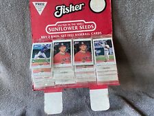 Fisher Sunflower Seeds Classic Baseball Packs Display w Chipper Jones RCs picture