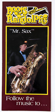 1970s Boots Randolph's Mr Sax Nashville Tennessee Vintage Travel Brochure Dinner picture