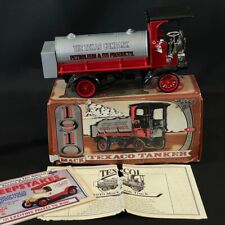 Ertl Texaco 1910 Mack Fuel Tanker Truck Diecast Coin Bank with Box picture