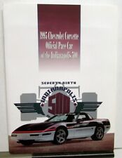 1995 Chevrolet Corvette Indy 500 Official Pace Car Press Kit History of Chevy  picture