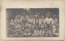 RPPC  Very Large Family   - Vintage Real Photo Post Card picture