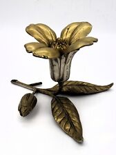 Vintage Mid-Century Large Lotus Flower Ashtray with Four Metal Removable Petals picture