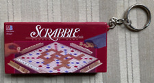 1999 Basic Fun Hasbro Scrabble Game Keychain with only 3 Tiles picture