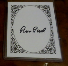 Ron Paul Fmr. Texas Congressman signed autographed bookplate Conservative picture