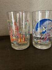 Vintage Disney World 25th Anniversary Glasses Set of 2 Remember the Magic 1996 picture