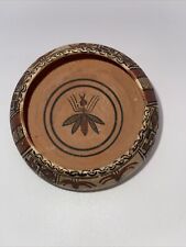 Early Native American Polychrome Pottery Bowl ( Mosquito ) Unsigned picture