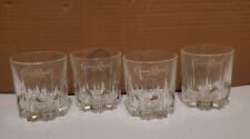 (SET OF 4) Crown Royal Diamond Cut Embosed *MADE IN ITALY* Whiskey Rocks Glasses picture