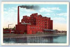 c1920's Listman Mill Company Manufacture Plant La Crosse Wisconsin WI Postcard picture