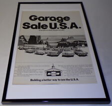 1972 Chevrolet Garage Sale Framed 11x17 ORIGINAL Vintage Advertisin​g Poster  picture