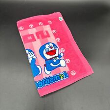 Vintage Doraemon Hand Towel Pink Blue Cat Japan Anime Cartoon Marushin 2004 New picture