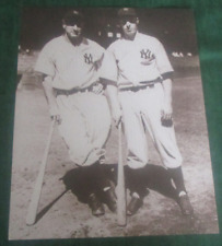 1980s Joe Dimaggio Lou Gerrig 1938 New York Yankees Team Photo 11x14  Sepia Fine picture