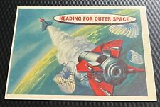 1957 Topps Target Moon Hi-Grade Card #18 - Heading for Space - No Creases - Nice picture