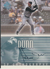 Adam Dunn 2002 UD SP Chirography autograph auto card AD /349 picture