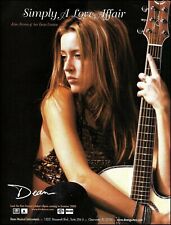 Kim Ferron Dean Exotica Series acoustic guitar advertisement 2000 ad print picture