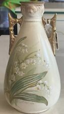 Antique LIMOGES France W.G. & Co. Hand Painted Floral Vase | 7.5 In. picture