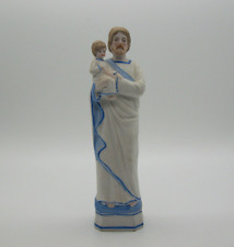 Antique bisque porcelain Saint Joseph with Child Jesus Figurine Statue Germany picture