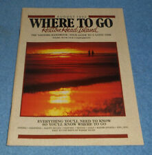Hilton Head Island Visitors Handbook Where To Go August 1992 Shopping Dining etc picture