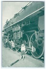 c1960's North Pacific Fleet Of 18 Roller Bearing Power Train Locomotor Postcard picture