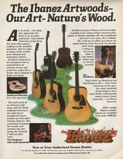 1980 Ibanez Artwood Guitars - Vintage Advertisement picture