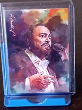 AP8 - Luciano Pavarotti #1  ACEO Art Card Signed by Artist 50/50 picture