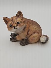 VINTAGE 1979 RSL PORCELAIN RED FOX FIGURINE BY R.J. BROWN MEXICAN ART  picture