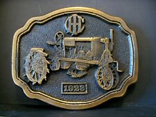 1923 IH Farmall REGULAR Tractor Brass Belt Buckle Spec Cast Limited Ed 250 Made picture